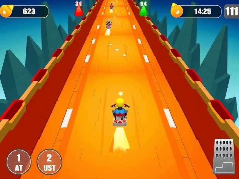 Roti Racer Blitz Gameplay Screenshot